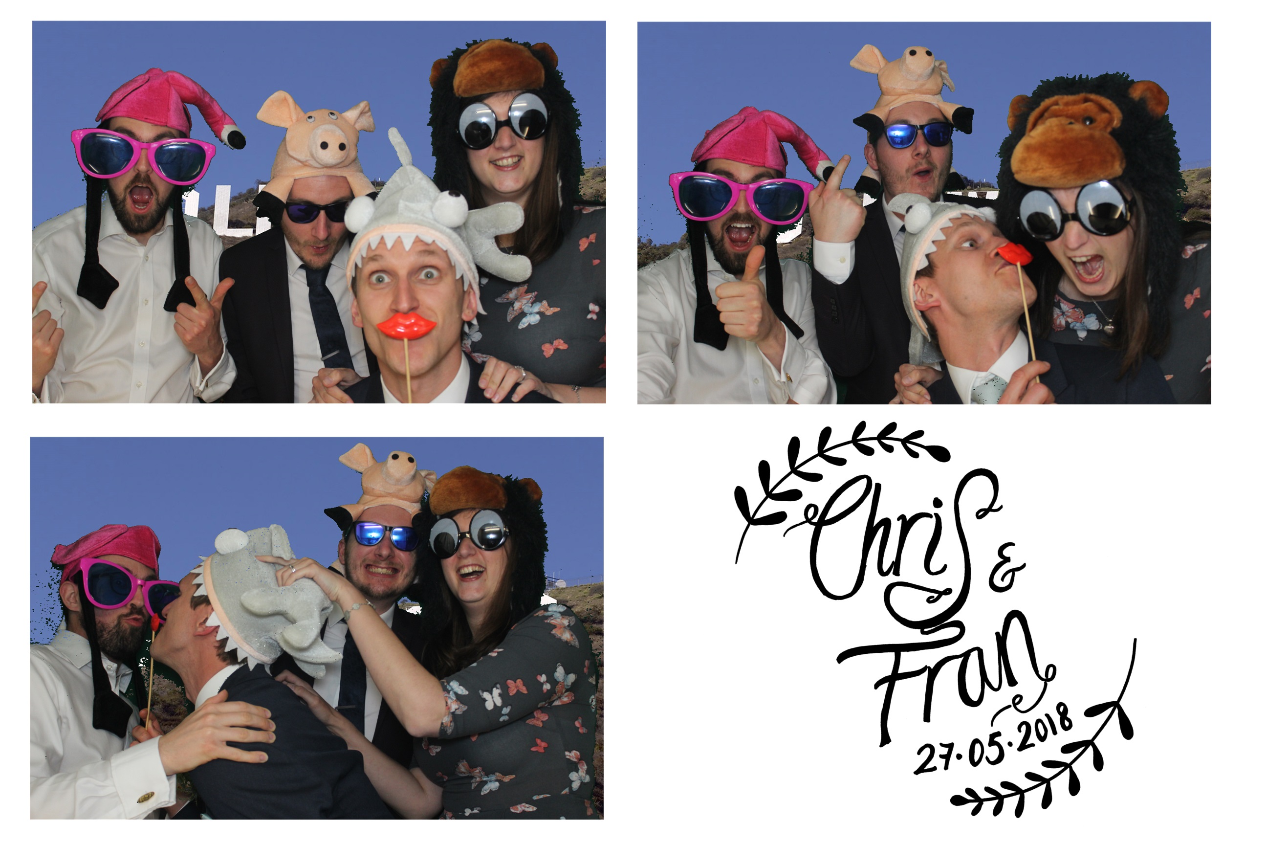 Chris & Fran | View more photos from the event at images.mobile-photo-booth.com/u/MobilePhotoBoothUK/Chris-Fran